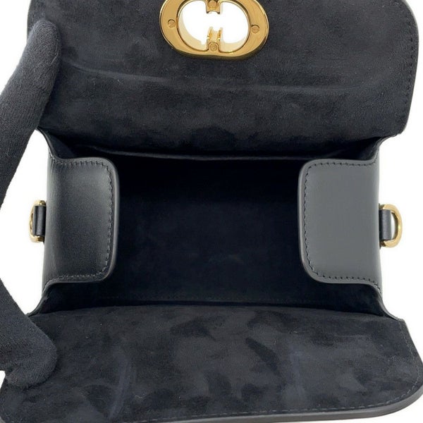 ディオール ハンドバッグ スモール ボストンバッグ ボックス レザー M8671UBEQ Christian Dior 2way 黒