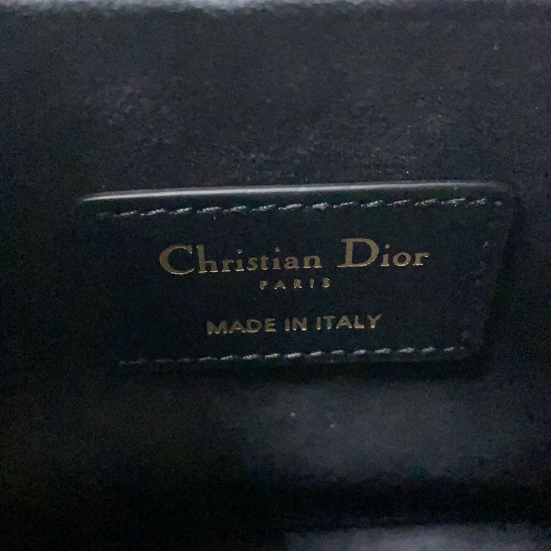 ディオール ハンドバッグ スモール ボストンバッグ ボックス レザー M8671UBEQ Christian Dior 2way 黒