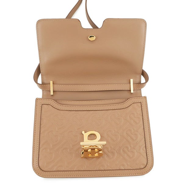 バーバリー ショルダーバッグ TBロゴ レザー BURBERRY