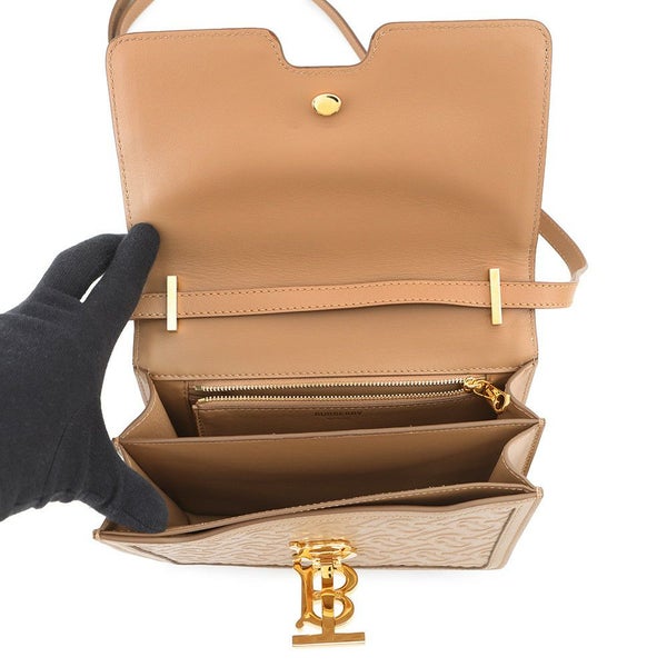 バーバリー ショルダーバッグ TBロゴ レザー BURBERRY