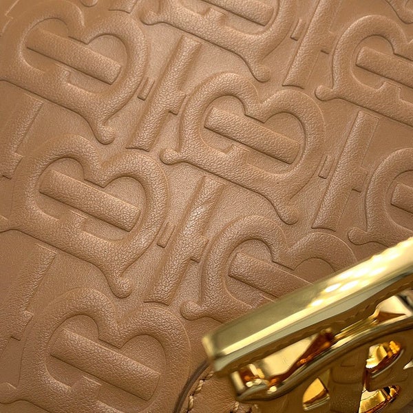 バーバリー ショルダーバッグ TBロゴ レザー BURBERRY