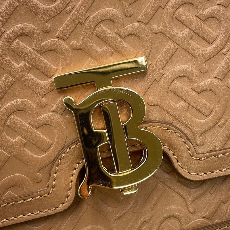 バーバリー ショルダーバッグ TBロゴ レザー BURBERRY