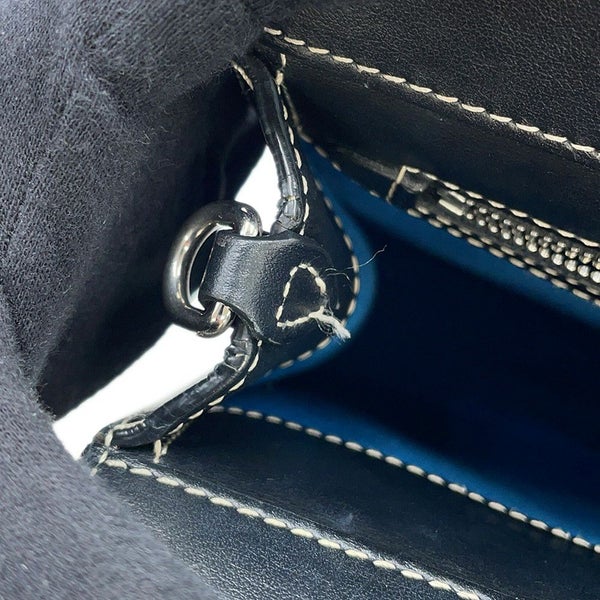 バーバリー ハンドバッグ ミニ ポケットバッグ キャンバス レザー 8039101 BURBERRY 2way 黒