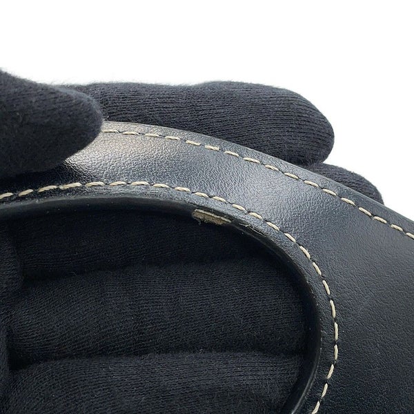 バーバリー ハンドバッグ ミニ ポケットバッグ キャンバス レザー 8039101 BURBERRY 2way 黒