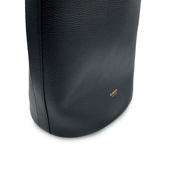 バーバリー ハンドバッグ ミディアム バケットバッグ レザー 8084036 BURBERRY 2way 黒