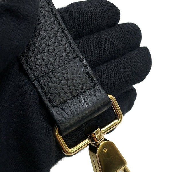 バーバリー ハンドバッグ ミディアム バケットバッグ レザー 8084036 BURBERRY 2way 黒