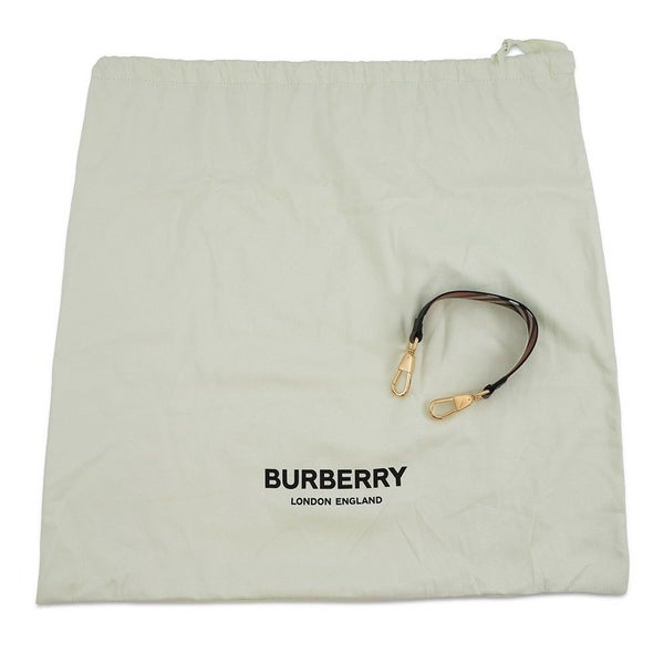 バーバリー ハンドバッグ ミディアム バケットバッグ レザー 8084036 BURBERRY 2way 黒