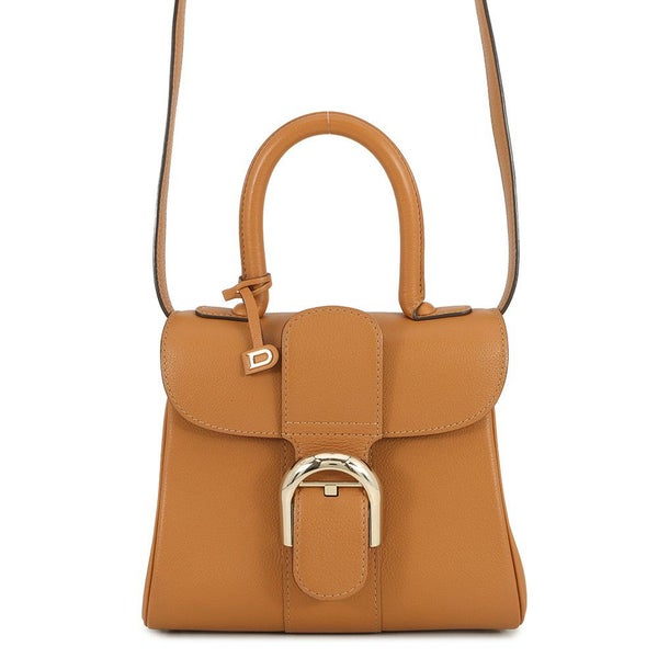 デルヴォー ハンドバッグ ブリヨン ミニ カーフレザー AA0406AAU024MDO Delvaux 2way ブラウン