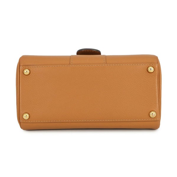 デルヴォー ハンドバッグ ブリヨン ミニ カーフレザー AA0406AAU024MDO Delvaux 2way ブラウン