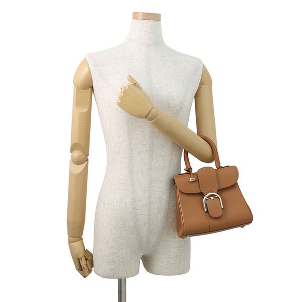 デルヴォー ハンドバッグ ブリヨン ミニ カーフレザー AA0406AAU024MDO Delvaux 2way ブラウン