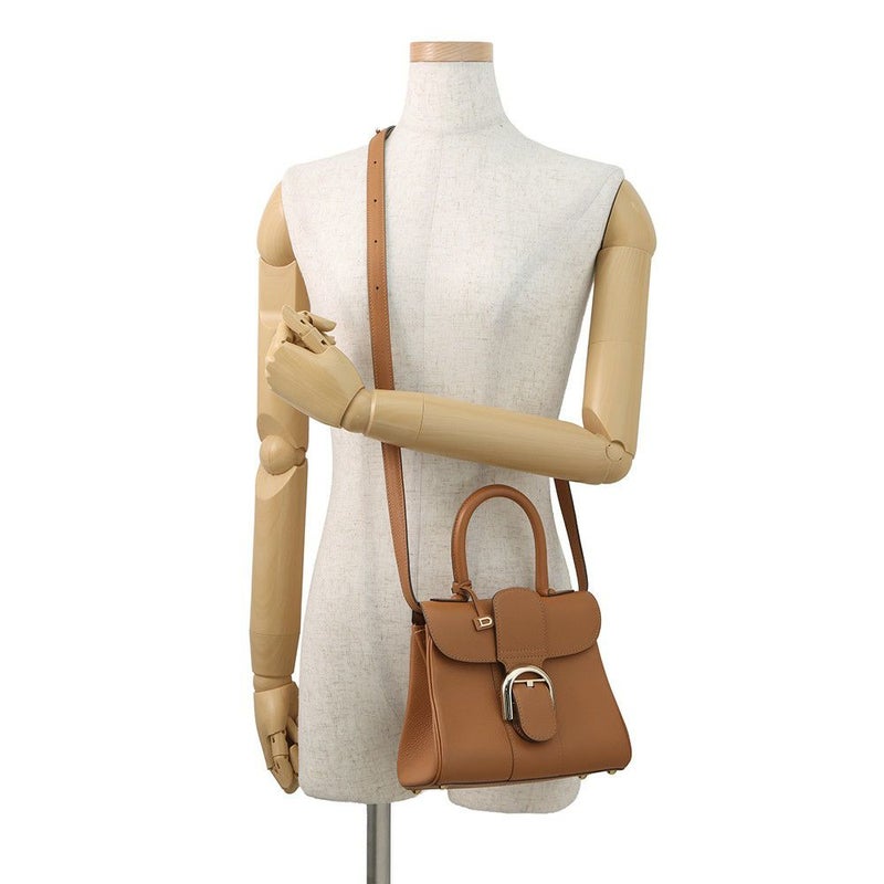 デルヴォー ハンドバッグ ブリヨン ミニ カーフレザー AA0406AAU024MDO Delvaux 2way ブラウン