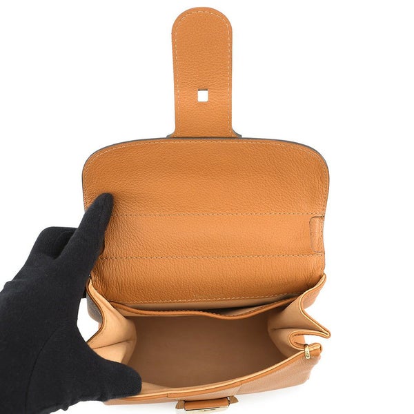 デルヴォー ハンドバッグ ブリヨン ミニ カーフレザー AA0406AAU024MDO Delvaux 2way ブラウン