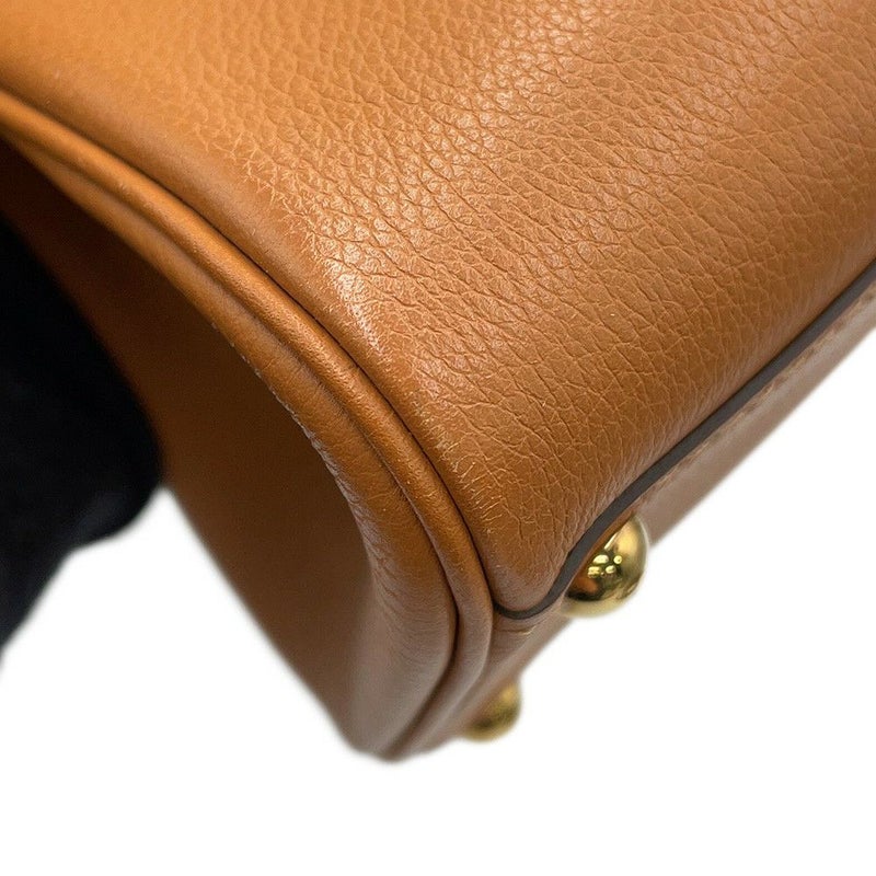 デルヴォー ハンドバッグ ブリヨン ミニ カーフレザー AA0406AAU024MDO Delvaux 2way ブラウン