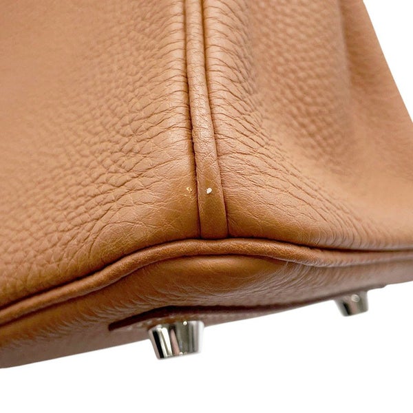 エルメス バーキン25 ゴールド/シルバー金具 トゴ W刻印 HERMES Birkin ハンドバッグ