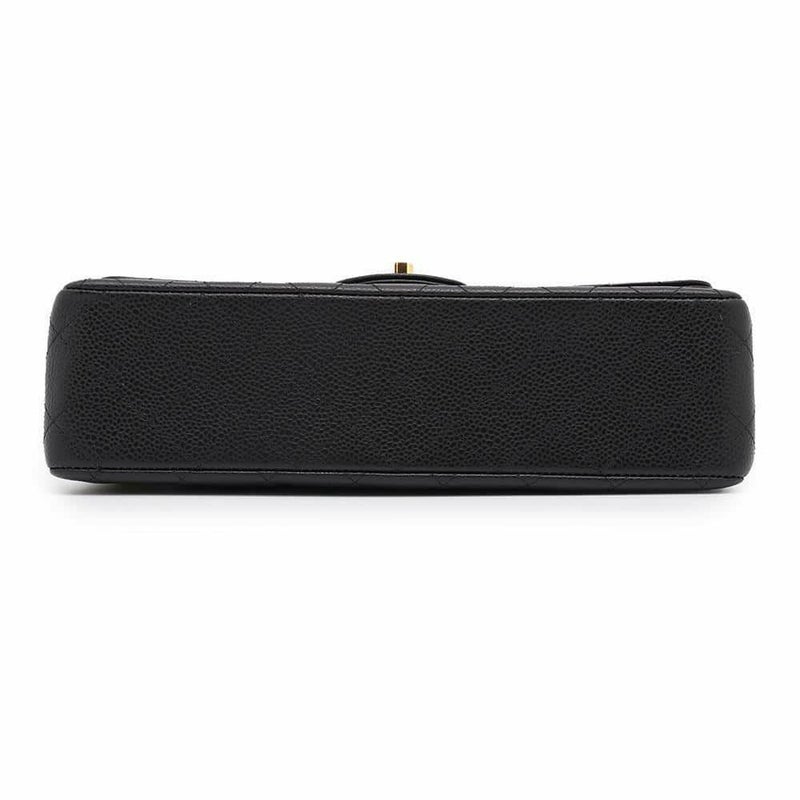 シャネル チェーンショルダーバッグ マトラッセ25 ココマーク キャビアスキン ダブルチェーン A01112 CHANEL 黒