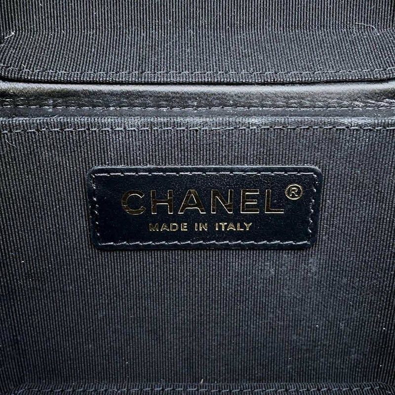 シャネル チェーンショルダーバッグ バニティ マトラッセ ココマーク ラムスキン AS2630 CHANEL ヴァニティ 黒