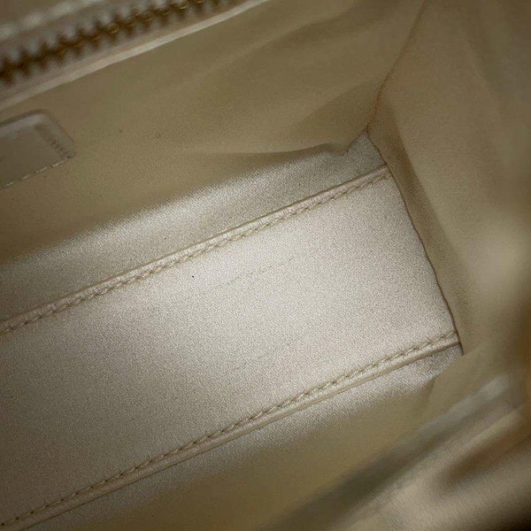 クリスチャン・ディオール ハンドバッグ レディディオール ミニ サテン ラインストーン 2wayショルダー 花柄