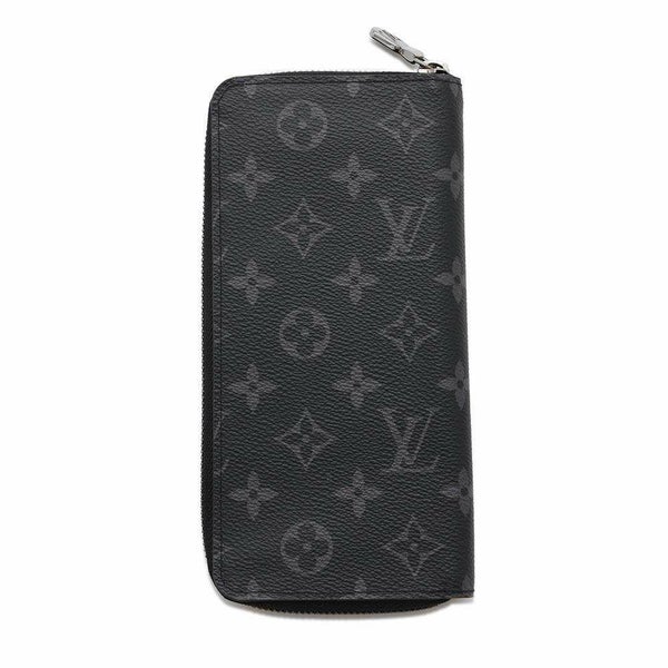 ルイヴィトン 長財布 モノグラム・エクリプス ジッピーウォレット・ヴェルティカル M62295 LOUIS VUITTON 財布 メンズ 黒