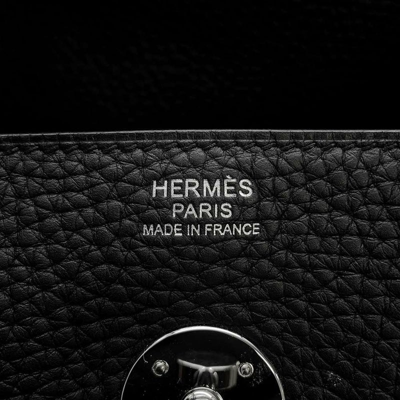 エルメス ハンドバッグ リンディ30 ブラック/シルバー金具 トリヨンクレマンス Y刻印 2way 黒