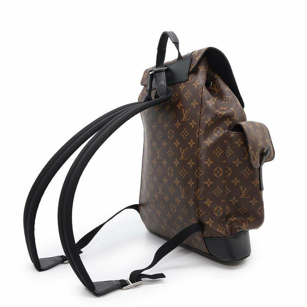 美品　Louis Vuitton モノグラムリュック　モノグラム バックパック ルイヴィトン リュック モノグラム マカサー クリストファーPM M43735