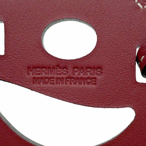 エルメス バッグチャーム パドック シュバル ルージュ スイフト HERMES 馬モチーフ バッグ用アクセサリー