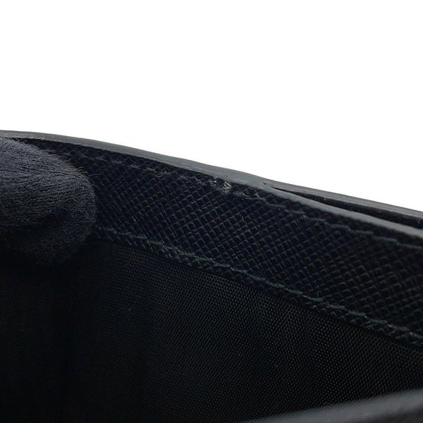 プラダ 二つ折り財布 サフィアーノ トライアングルロゴ 2ML049 PRADA 黒