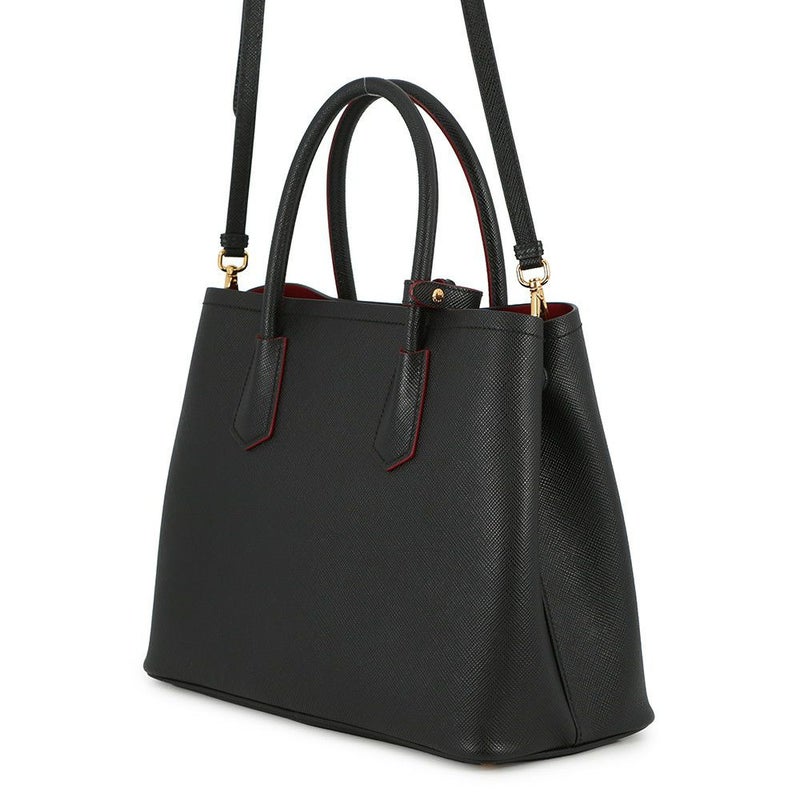 プラダ トートバッグ サフィアーノ レザー 1BG775 PRADA 2wayショルダーバッグ 黒