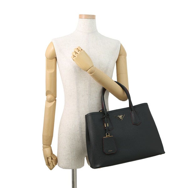 プラダ トートバッグ サフィアーノ レザー 1BG775 PRADA 2wayショルダーバッグ 黒