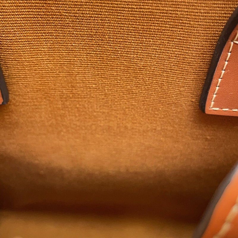 セリーヌ ハンドバッグ トリオンフ ミニ バーティカル カバ 194372 PVC/レザー CELINE 2wayショルダーバッグ