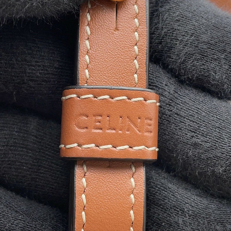 セリーヌ ハンドバッグ バーティカル カバ ミニ デニム/レザー 193302 CELINE 2wayショルダーバッグ