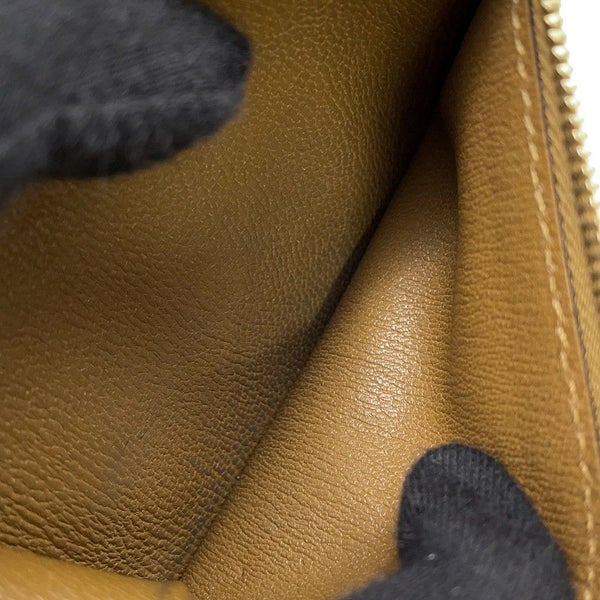 エルメス 二つ折り財布 ベアンコンパクト クラフト/ゴールド金具 アリゲーターマット B刻印 HERMES 財布