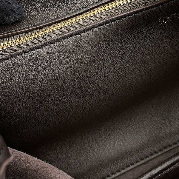 ロエベ ショルダーバッグ スクイーズ スモール レザー A914NCHX01 LOEWE 2ｗay ブラウン