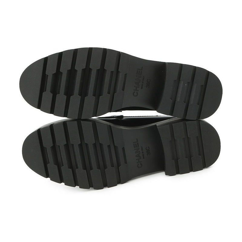 シャネル ローファー ココマーク レザー レディースサイズ38 G45156 CHANEL 靴 黒