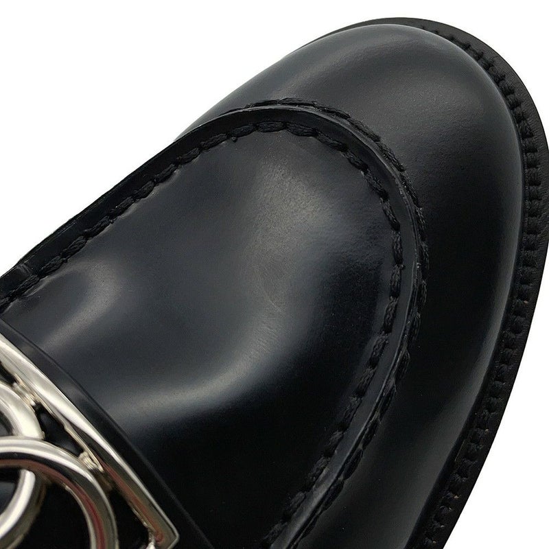 シャネル ローファー ココマーク レザー レディースサイズ38 G45156 CHANEL 靴 黒