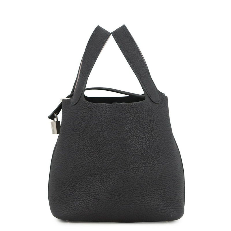 エルメス ピコタンロックPM エクラ キャバン/モーヴペール/シルバー金具 トリヨンクレマンス/スイフト B刻印