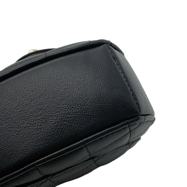 シャネル チェーンショルダーバッグ マトラッセ ココマーク ハート ラムスキン AP2784 CHANEL 黒