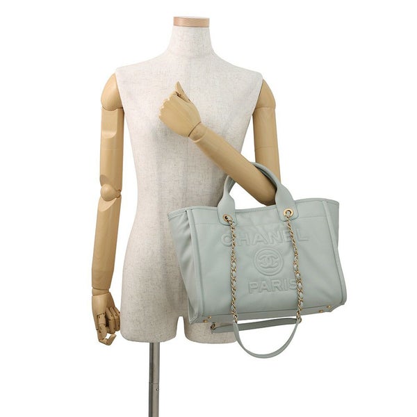 シャネル チェーントートバッグ ドーヴィル ショッピングバッグ ラムスキン AS3351 CHANEL 2way