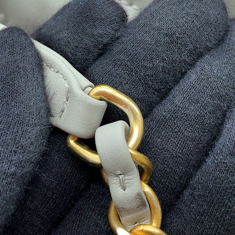 シャネル チェーントートバッグ ドーヴィル ショッピングバッグ ラムスキン AS3351 CHANEL 2way