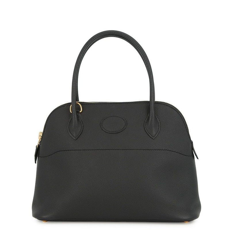 エルメス ハンドバッグ ボリード27 ブラック/ゴールド金具 エプソン U刻印 ２wayショルダー 黒