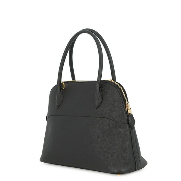 エルメス ハンドバッグ ボリード27 ブラック/ゴールド金具 エプソン U刻印 ２wayショルダー 黒