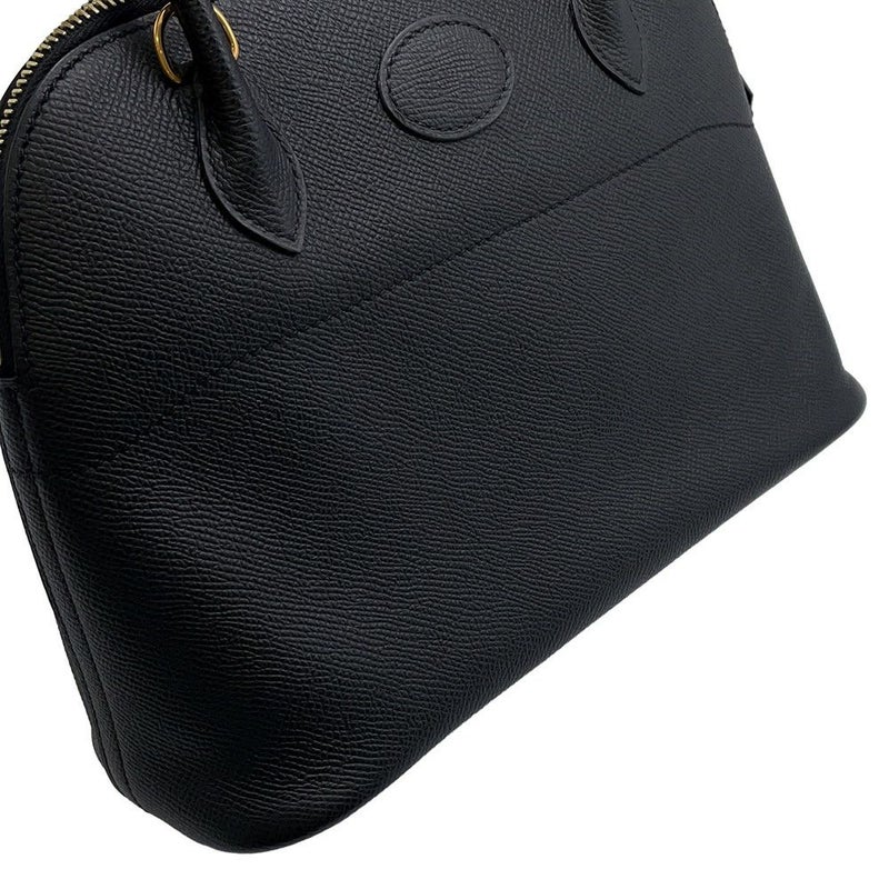 エルメス ハンドバッグ ボリード27 ブラック/ゴールド金具 エプソン U刻印 ２wayショルダー 黒