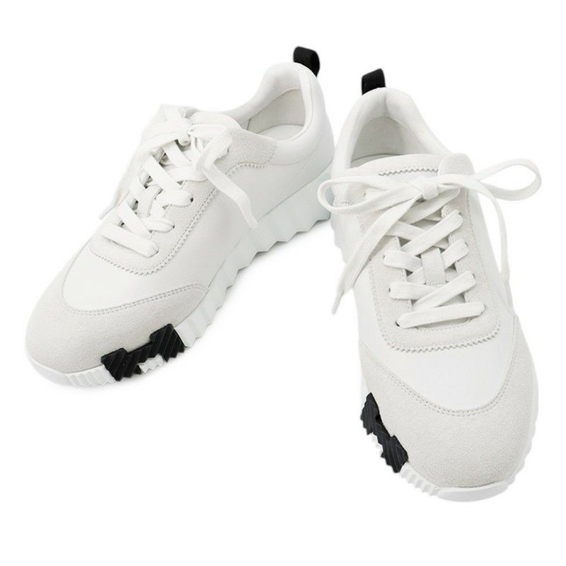 エルメス スニーカー バウンシング レザー レディースサイズ38.5 HERMES 靴 白