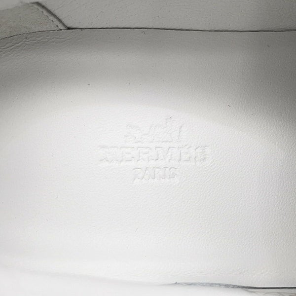 エルメス スニーカー バウンシング レザー レディースサイズ38.5 HERMES 靴 白