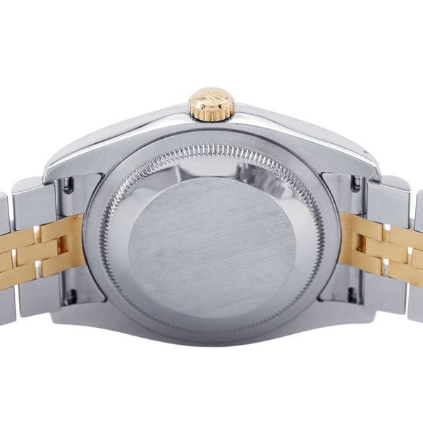 ロレックス デイトジャスト Y番 SS/K18YG コンビ 116233 ROLEX 腕時計 ブラック文字盤