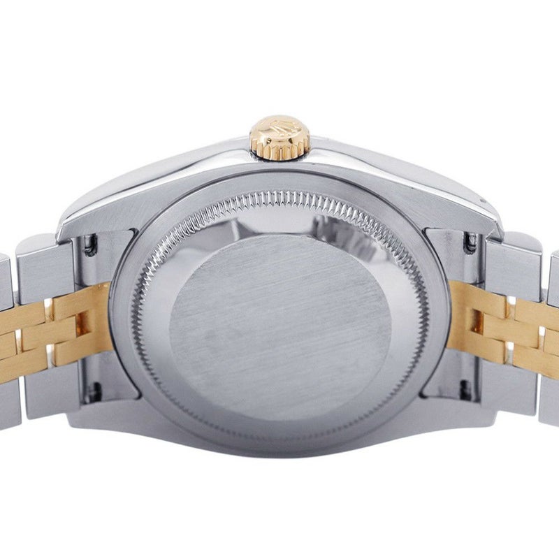 ロレックス デイトジャスト Y番 SS/K18YG コンビ 116233 ROLEX 腕時計 ブラック文字盤