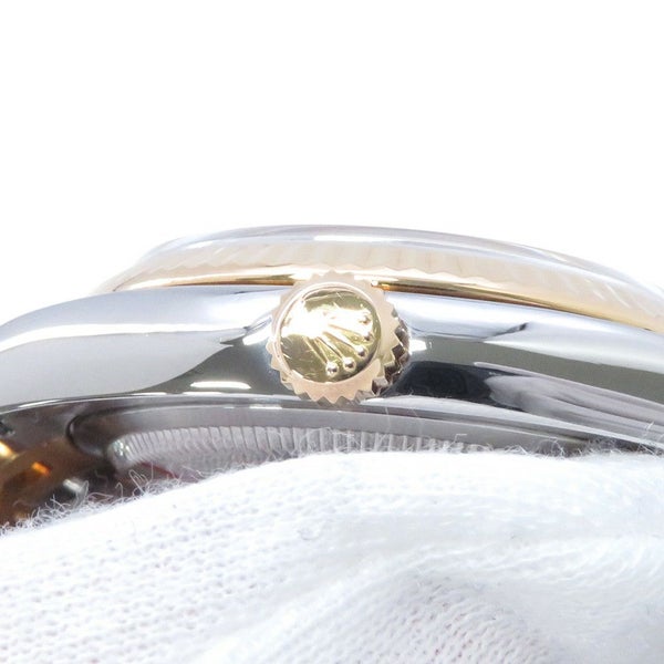 ロレックス デイトジャスト Y番 SS/K18YG コンビ 116233 ROLEX 腕時計 ブラック文字盤