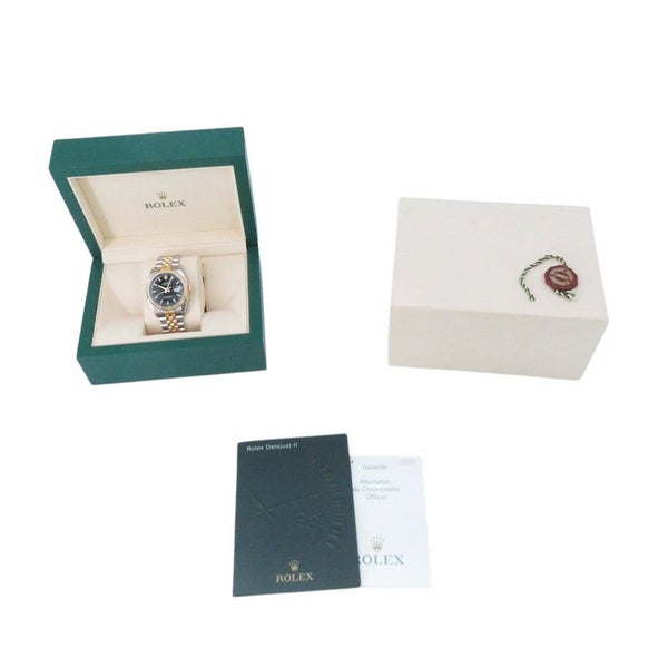 ロレックス デイトジャスト Y番 SS/K18YG コンビ 116233 ROLEX 腕時計 ブラック文字盤