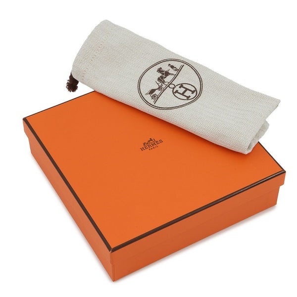 エルメス ベルト ケープコッド ブラック/エベンヌ/シルバー金具 ボックスカーフ/トゴ W刻印 サイズ90 メンズ 黒