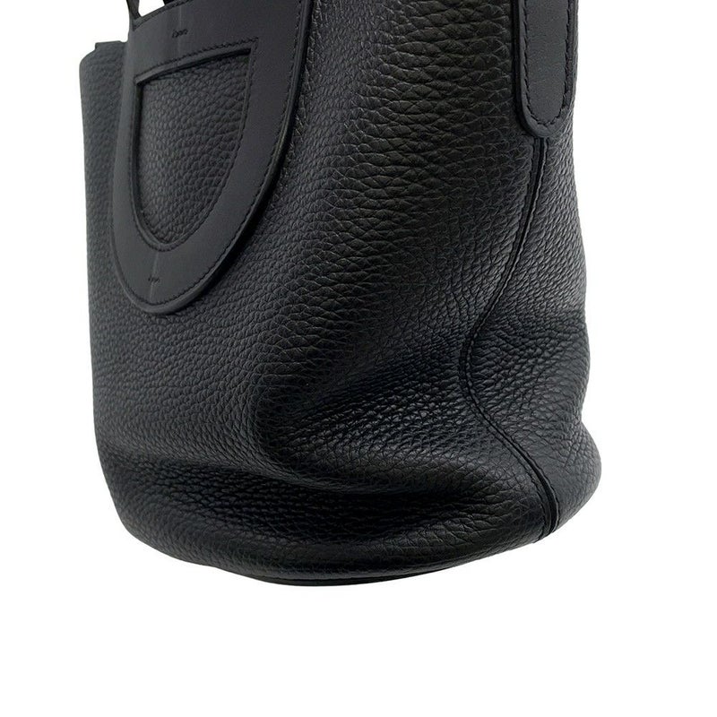 エルメス トートバッグ インザループ 18 ブラック/ゴールド金具 トリヨンクレマンス/スイフト B刻印 黒