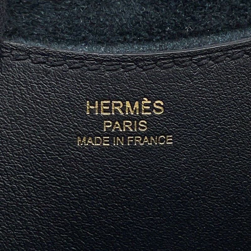 エルメス トートバッグ インザループ 18 ブラック/ゴールド金具 トリヨンクレマンス/スイフト B刻印 黒